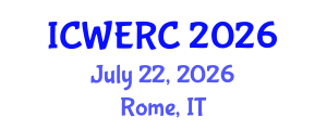 International Conference on Wildlife Ecology, Rehabilitation and Conservation (ICWERC) July 22, 2026 - Rome, Italy International Conference on Wildlife Ecology, Rehabilitation and Conservation (ICWERC) July 22, 2026 - Rome, Italy