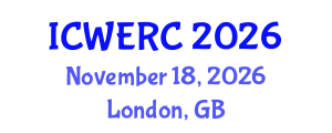 International Conference on Wildlife Ecology, Rehabilitation and Conservation (ICWERC) November 18, 2026 - London, United Kingdom International Conference on Wildlife Ecology, Rehabilitation and Conservation (ICWERC) November 18, 2026 - London, United Kingdom