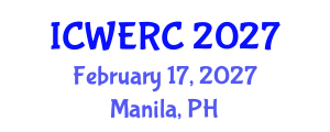 International Conference on Wildlife Ecology, Rehabilitation and Conservation (ICWERC) February 17, 2027 - Manila, Philippines International Conference on Wildlife Ecology, Rehabilitation and Conservation (ICWERC) February 17, 2027 - Manila, Philippines