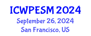 International Conference on Wildlife Protection and Endangered Species Management (ICWPESM) September 26, 2024 - San Francisco, United States