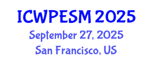 International Conference on Wildlife Protection and Endangered Species Management (ICWPESM) September 27, 2025 - San Francisco, United States
