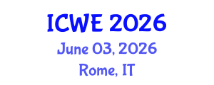 International Conference on Wind Engineering (ICWE) June 03, 2026 - Rome, Italy