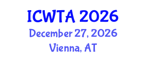 International Conference on Wind Tunnel Aerodynamics (ICWTA) December 27, 2026 - Vienna, Austria International Conference on Wind Tunnel Aerodynamics (ICWTA) December 27, 2026 - Vienna, Austria