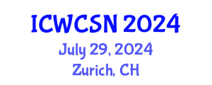 International Conference on Wireless Communication and Sensor Networks (ICWCSN) July 29, 2024 - Zurich, Switzerland
