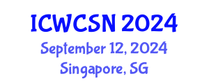 International Conference on Wireless Communication and Sensor Networks (ICWCSN) September 12, 2024 - Singapore, Singapore