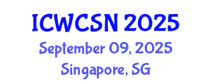 International Conference on Wireless Communication and Sensor Networks (ICWCSN) September 09, 2025 - Singapore, Singapore
