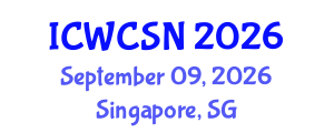 International Conference on Wireless Communication and Sensor Networks (ICWCSN) September 09, 2026 - Singapore, Singapore