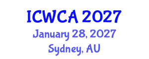 International Conference on Wireless Communications and Applications (ICWCA) January 28, 2027 - Sydney, Australia International Conference on Wireless Communications and Applications (ICWCA) January 28, 2027 - Sydney, Australia