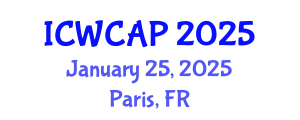 International Conference on Wireless Communications, Antennas and Propagation (ICWCAP) January 25, 2025 - Paris, France