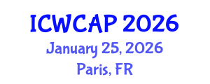International Conference on Wireless Communications, Antennas and Propagation (ICWCAP) January 25, 2026 - Paris, France