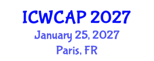 International Conference on Wireless Communications, Antennas and Propagation (ICWCAP) January 25, 2027 - Paris, France International Conference on Wireless Communications, Antennas and Propagation (ICWCAP) January 25, 2027 - Paris, France