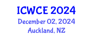 International Conference on Wireless Communications Engineering (ICWCE) December 02, 2024 - Auckland, New Zealand