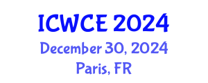 International Conference on Wireless Communications Engineering (ICWCE) December 30, 2024 - Paris, France