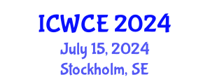 International Conference on Wireless Communications Engineering (ICWCE) July 15, 2024 - Stockholm, Sweden