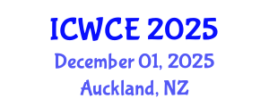 International Conference on Wireless Communications Engineering (ICWCE) December 01, 2025 - Auckland, New Zealand
