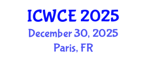 International Conference on Wireless Communications Engineering (ICWCE) December 30, 2025 - Paris, France