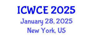 International Conference on Wireless Communications Engineering (ICWCE) January 28, 2025 - New York, United States