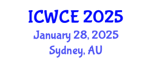 International Conference on Wireless Communications Engineering (ICWCE) January 28, 2025 - Sydney, Australia