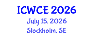 International Conference on Wireless Communications Engineering (ICWCE) July 15, 2026 - Stockholm, Sweden