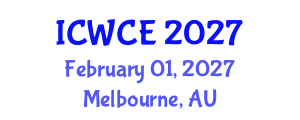 International Conference on Wireless Communications Engineering (ICWCE) February 01, 2027 - Melbourne, Australia International Conference on Wireless Communications Engineering (ICWCE) February 01, 2027 - Melbourne, Australia