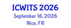 International Conference on Wireless Information Technology and Systems (ICWITS) September 16, 2026 - Nice, France International Conference on Wireless Information Technology and Systems (ICWITS) September 16, 2026 - Nice, France
