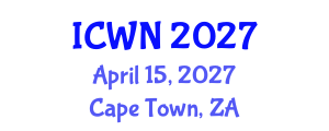 International Conference on Wireless Networks (ICWN) April 15, 2027 - Cape Town, South Africa International Conference on Wireless Networks (ICWN) April 15, 2027 - Cape Town, South Africa