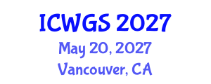 International Conference on Women and Gender Studies (ICWGS) May 20, 2027 - Vancouver, Canada International Conference on Women and Gender Studies (ICWGS) May 20, 2027 - Vancouver, Canada