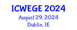 International Conference on Women, Education and Gender Equality (ICWEGE) August 29, 2024 - Dublin, Ireland