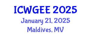 International Conference on Women, Gender Equality and Education (ICWGEE) January 21, 2025 - Maldives, Maldives