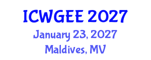 International Conference on Women, Gender Equality and Education (ICWGEE) January 23, 2027 - Maldives, Maldives International Conference on Women, Gender Equality and Education (ICWGEE) January 23, 2027 - Maldives, Maldives