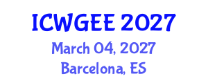 International Conference on Women, Gender Equality and Education (ICWGEE) March 04, 2027 - Barcelona, Spain International Conference on Women, Gender Equality and Education (ICWGEE) March 04, 2027 - Barcelona, Spain