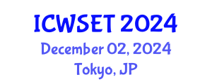 International Conference on Women in Science, Engineering and Technology (ICWSET) December 02, 2024 - Tokyo, Japan
