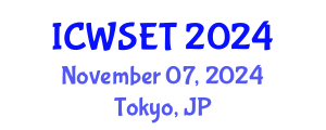 International Conference on Women in Science, Engineering and Technology (ICWSET) November 07, 2024 - Tokyo, Japan