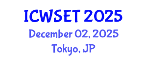 International Conference on Women in Science, Engineering and Technology (ICWSET) December 02, 2025 - Tokyo, Japan