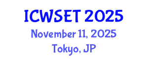 International Conference on Women in Science, Engineering and Technology (ICWSET) November 11, 2025 - Tokyo, Japan