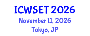 International Conference on Women in Science, Engineering and Technology (ICWSET) November 11, 2026 - Tokyo, Japan