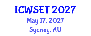 International Conference on Women in Science, Engineering and Technology (ICWSET) May 17, 2027 - Sydney, Australia International Conference on Women in Science, Engineering and Technology (ICWSET) May 17, 2027 - Sydney, Australia