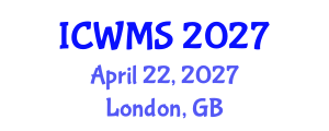 International Conference on Women, Media and Sexuality (ICWMS) April 22, 2027 - London, United Kingdom International Conference on Women, Media and Sexuality (ICWMS) April 22, 2027 - London, United Kingdom