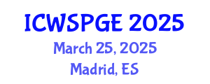 International Conference on Women's Sport Participation and Gender Equality (ICWSPGE) March 25, 2025 - Madrid, Spain
