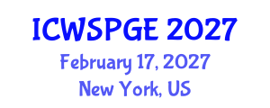 International Conference on Women's Sport Participation and Gender Equality (ICWSPGE) February 17, 2027 - New York, United States International Conference on Women's Sport Participation and Gender Equality (ICWSPGE) February 17, 2027 - New York, United States