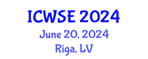 International Conference on Wood Science and Engineering (ICWSE) June 20, 2024 - Riga, Latvia