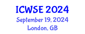 International Conference on Wood Science and Engineering (ICWSE) September 19, 2024 - London, United Kingdom