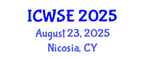 International Conference on Wood Science and Engineering (ICWSE) August 23, 2025 - Nicosia, Cyprus