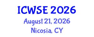 International Conference on Wood Science and Engineering (ICWSE) August 21, 2026 - Nicosia, Cyprus International Conference on Wood Science and Engineering (ICWSE) August 21, 2026 - Nicosia, Cyprus