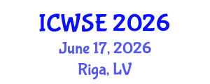 International Conference on Wood Science and Engineering (ICWSE) June 17, 2026 - Riga, Latvia