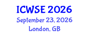 International Conference on Wood Science and Engineering (ICWSE) September 23, 2026 - London, United Kingdom