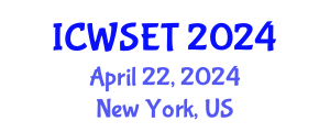 International Conference on Wood Science, Engineering and Technology (ICWSET) April 22, 2024 - New York, United States