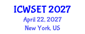 International Conference on Wood Science, Engineering and Technology (ICWSET) April 22, 2027 - New York, United States International Conference on Wood Science, Engineering and Technology (ICWSET) April 22, 2027 - New York, United States