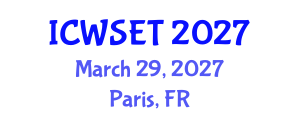 International Conference on Wood Science, Engineering and Technology (ICWSET) March 29, 2027 - Paris, France International Conference on Wood Science, Engineering and Technology (ICWSET) March 29, 2027 - Paris, France