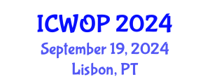 International Conference on Work and Organizational Psychology (ICWOP) September 19, 2024 - Lisbon, Portugal